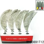 12Pcs Kitchen Tools Pp+Tpr Handle Compartment