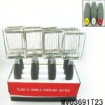 12Pcs Kitchen Tools Pp+Tpr Handle Eggplant Cutter