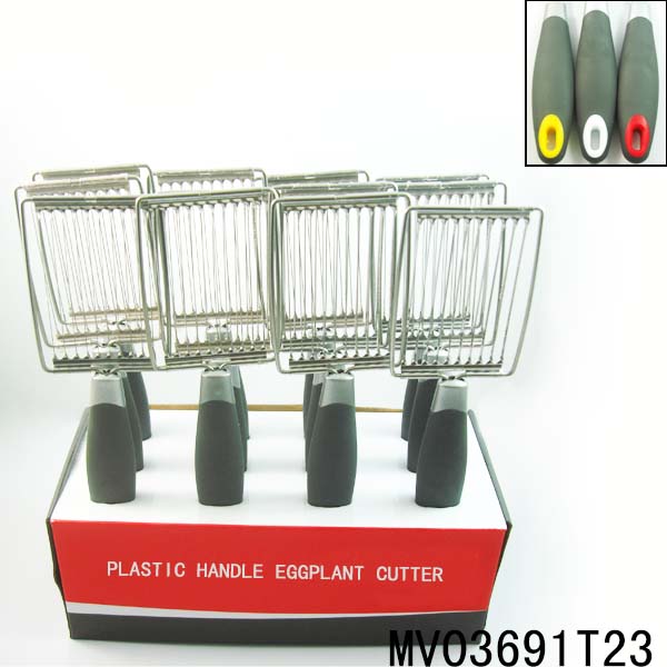 MV03691T23 12Pcs Kitchen Tools Pp+Tpr Handle Eggplant Cutter