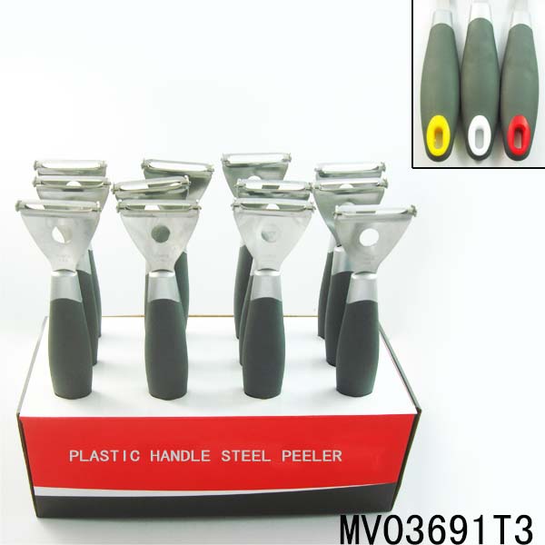 MV03691T3 12Pcs Kitchen Tools Pp+Tpr Handle Sugarcane Knife