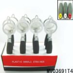 12Pcs Kitchen Tools Pp+Tpr Handle Strainer