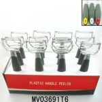 12Pcs Kitchen Tools Pp+Tpr Handle Peeler