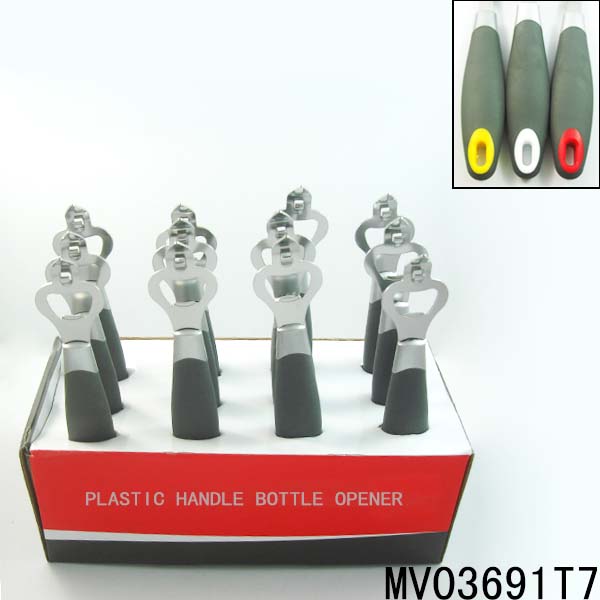 MV03691T7 12Pcs Kitchen Tools Pp+Tpr Handle Bottle Opener