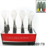 12Pcs Kitchen Tools Pp+Tpr Handle Egg Beater