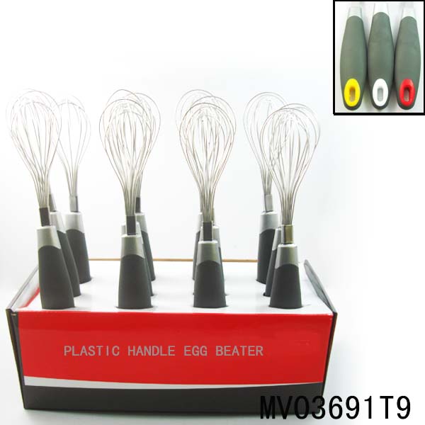 MV03691T9 12Pcs Kitchen Tools Pp+Tpr Handle Egg Beater