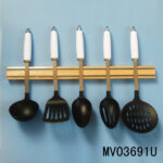 5Pcs Nylon Kitchen Tools With Plastic Handle