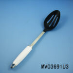 Nylon Kitchen Tools With Plastic Handle/Slotted Spoon