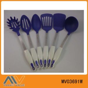 6Pcs Nylon Kitchen Tools Mixing Plastic Handle Tag