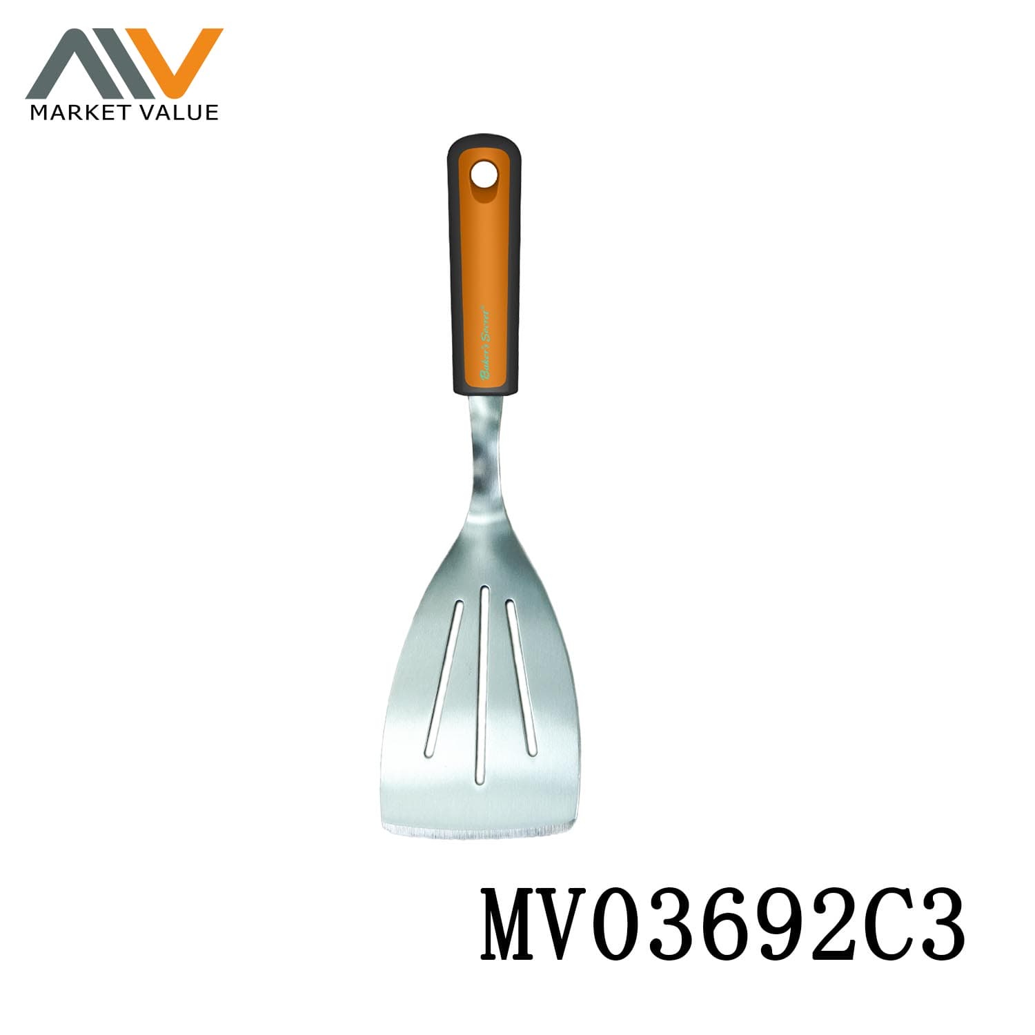 MV03692C3 Slotted Turner Satin Finish With Tpr Handle