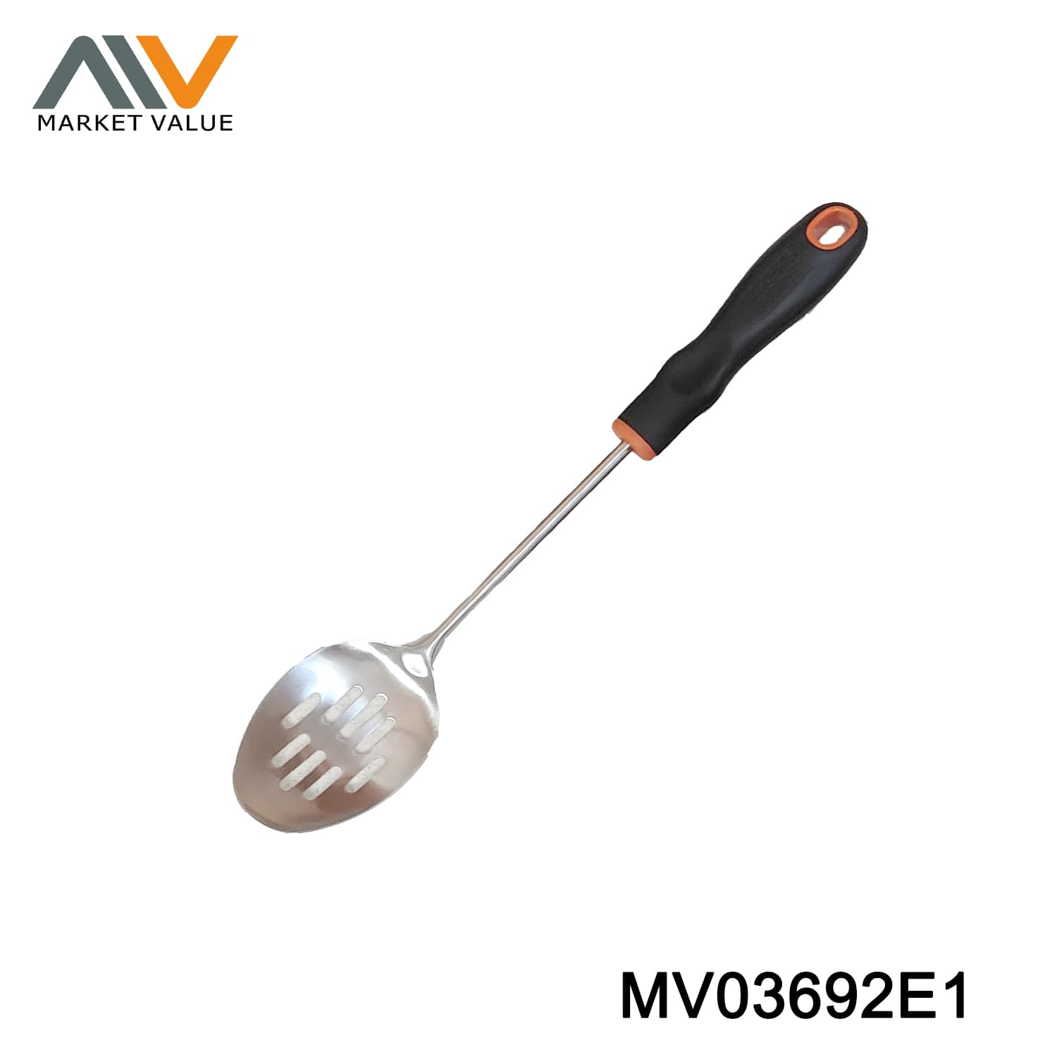 MV03692E1 Slotted Spoon Satin Finished With Handlee