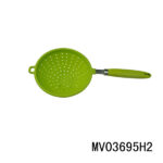 Stainless Steel And Silicone Handle Nylon Strainer/Kitchen Tool