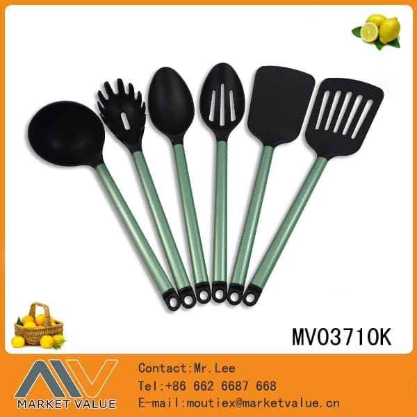 MV03710K 8Pcs Nylon Kitchen Tools With S.S Handle.T/C