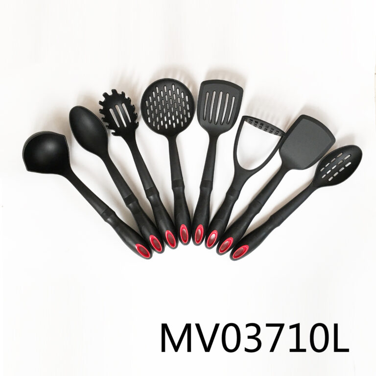 8Pcs Nylon Kitchen Tools Set With Tpr+Pp Handle