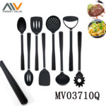 8Pcs Pp+Abs Handle Nylon Kitchen Tools
