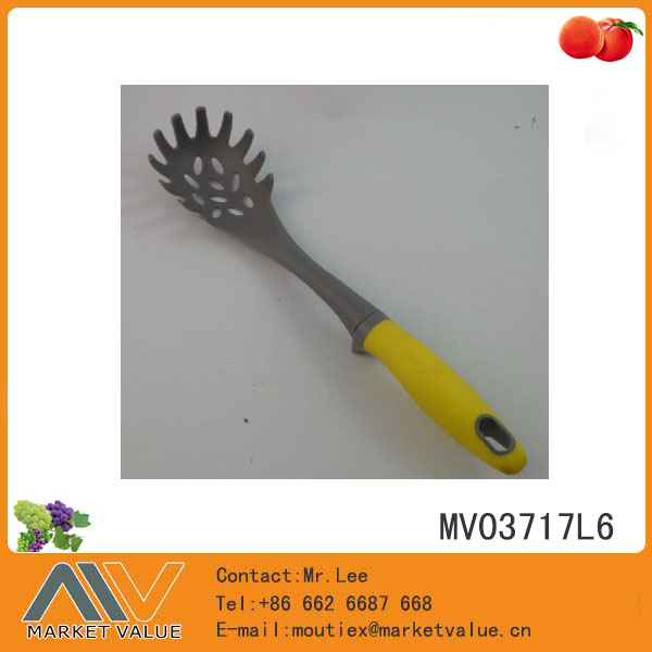 MV03717L6 Nylon Kitchen Tools With Rubber Handle/Spaghetti Clew