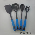 4Pcs Nylon Kitchen Tools Sets W/Rubber Handle