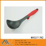 Nylon Kitchen Tool With Rubber Handle / Soup Ladle