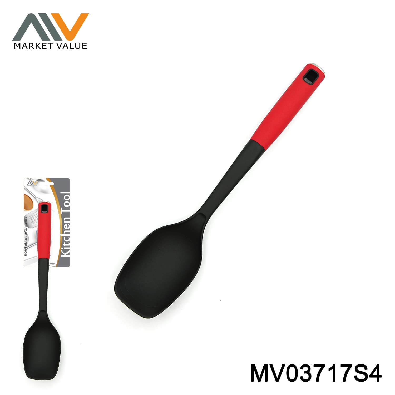 MV03717S4 NYLON SPOON WITH PP and TPR HANDLE