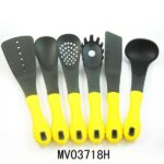 6Pcs Rubber And Plastic Nylon Kitchen Tools