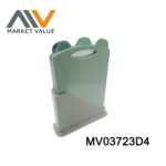 4Pc Plastic Cutting Board With Stand In Box