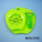 3Pcs/Apple Plastic Board Flexible+Stainless Steel Apples+Ceramic Peeler I/C Plastic Handle Cutter