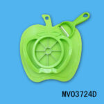 3Pcs Apple Plastic Board Pp Material+Apple Knife+S/S Peeler