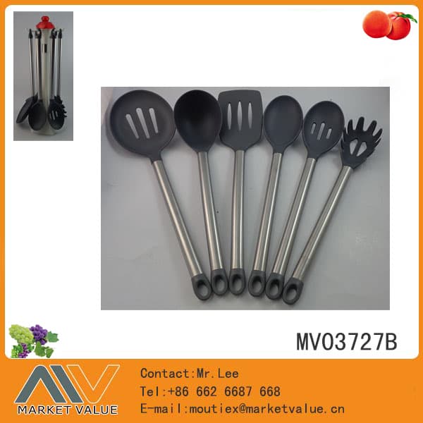 MV03727B Nylon Kitchen Tools With S/S Tube Handle