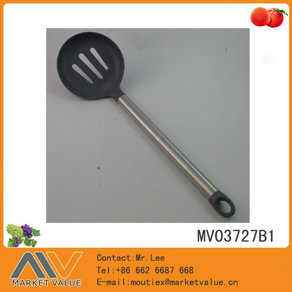 Silicon Kitchen Tools With S/S Tube Handle/Strainer
