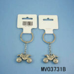 Motorcycle Key Chain In Poly Bag