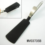 2 In 1 Stainless  Shovel & Tong In Brown Box