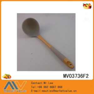 Silicone Kitchen Tools With Wooden Handle/Soup
