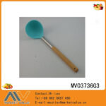 Silicone Kitchen Tools With Wooden Handle/Slotted Shavel