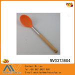 Silicone Kitchen Tools With Wooden Handle/Spoon