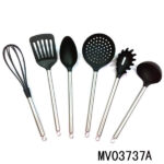 6Pcs Nylon Kitchen Tools With Tube Handle.T/C
