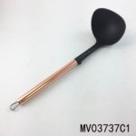Stainless Steel Rose Gold Nylon Soup Ladle