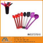 9Pcs Stainless Steel Silicone+Nylon Kitchen Tools In Box