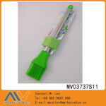 Silicone Brush With S.S Handle T/C Green Colour