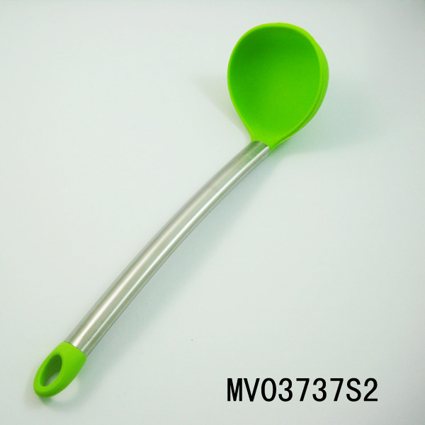 MV03737S2 Silicone Kitchen Tools/Soup Ladle T/C Green Colour