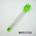 Silicone Kitchen Tools /Spaghetti Claw，T/C Green Colour