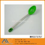 Silicone+Nylon Slotted Spoon With S/S Handle