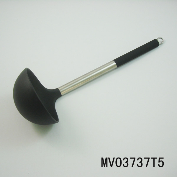 MV03737T5 Nylon Kitchen Tools/Soup Spoon With Tube Handle.T/C