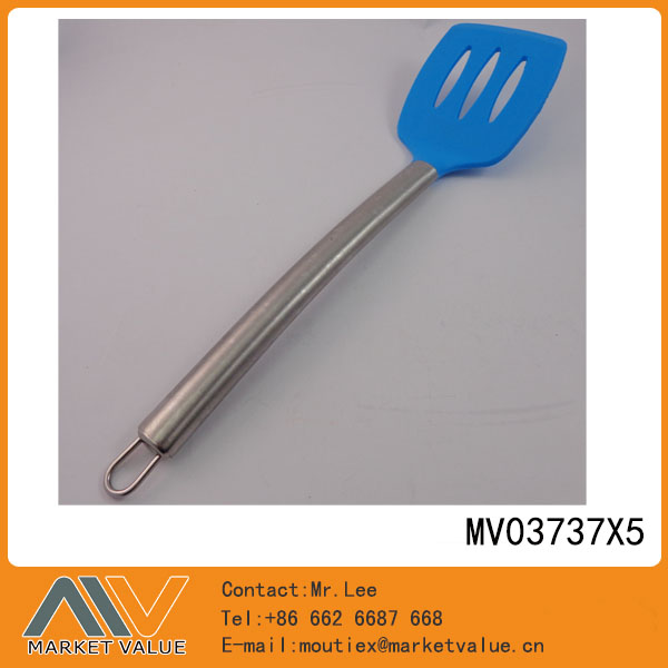 MV03737X5 Silicone Slotted Shovel With S.S Handle