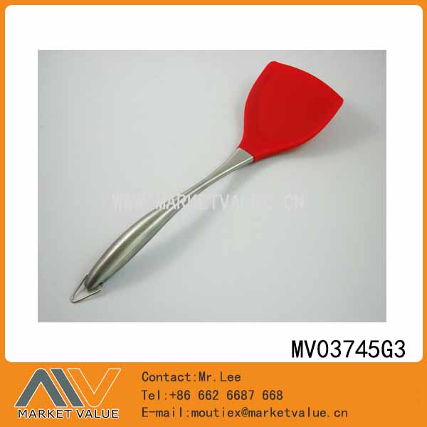 MV03745G3 Silicone Chinese Turner With S/S Hollow Handle