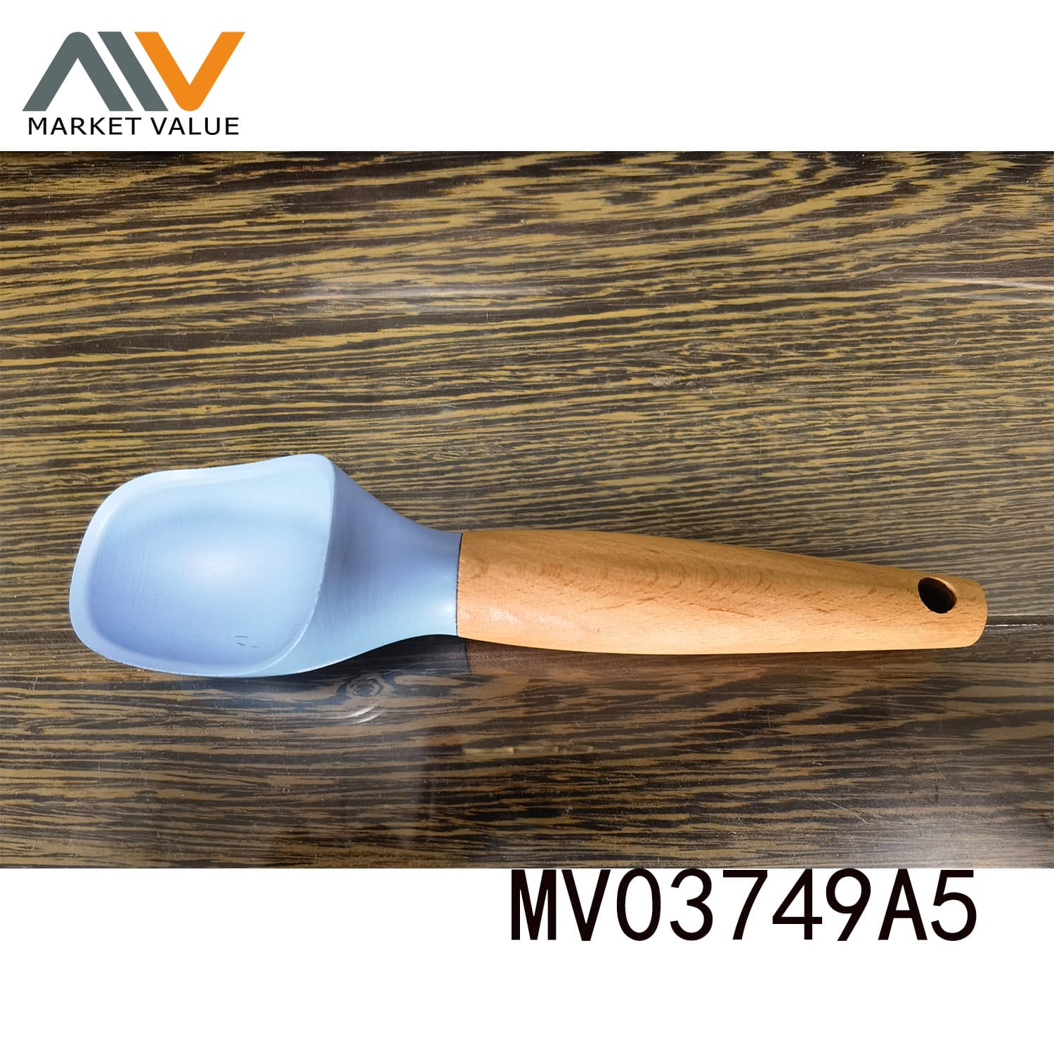 MV03749A5 Ice-Cream Spoon With Wood Handle