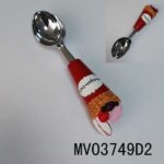 Die-Casting Ice Cream Spoon With Resin Handle