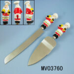 S.S Bread Knife And Cheese Turner With Resin Handle
