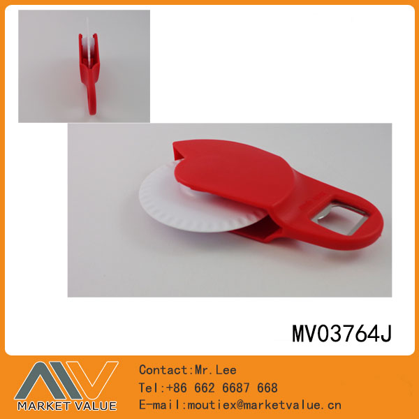 Pizza Cutter With Bottle Opener