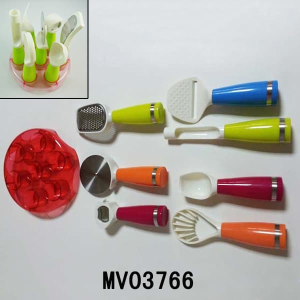 MV03766 7Pcs Kitchen Tools In Color Box