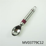 Ice Cream Spoon With Steel Handle，T/C