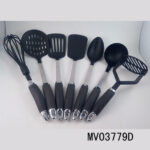 7Pcs Tpr Handle  S/S Nylon Kitchen Tools
